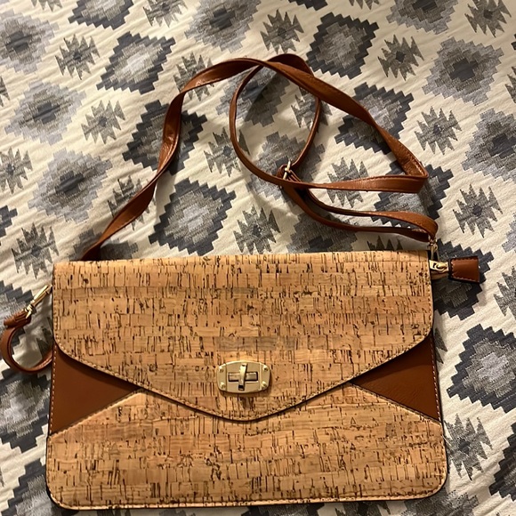 Bags Cork Material Crossbody Purse Poshmark